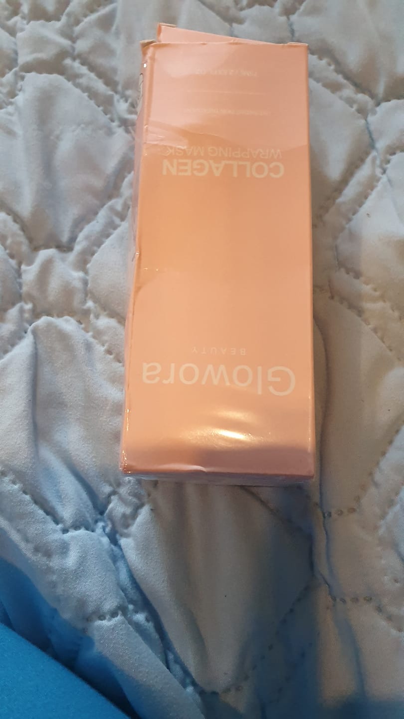 Kundfoto i recension av Bio-kollagenmask + borste