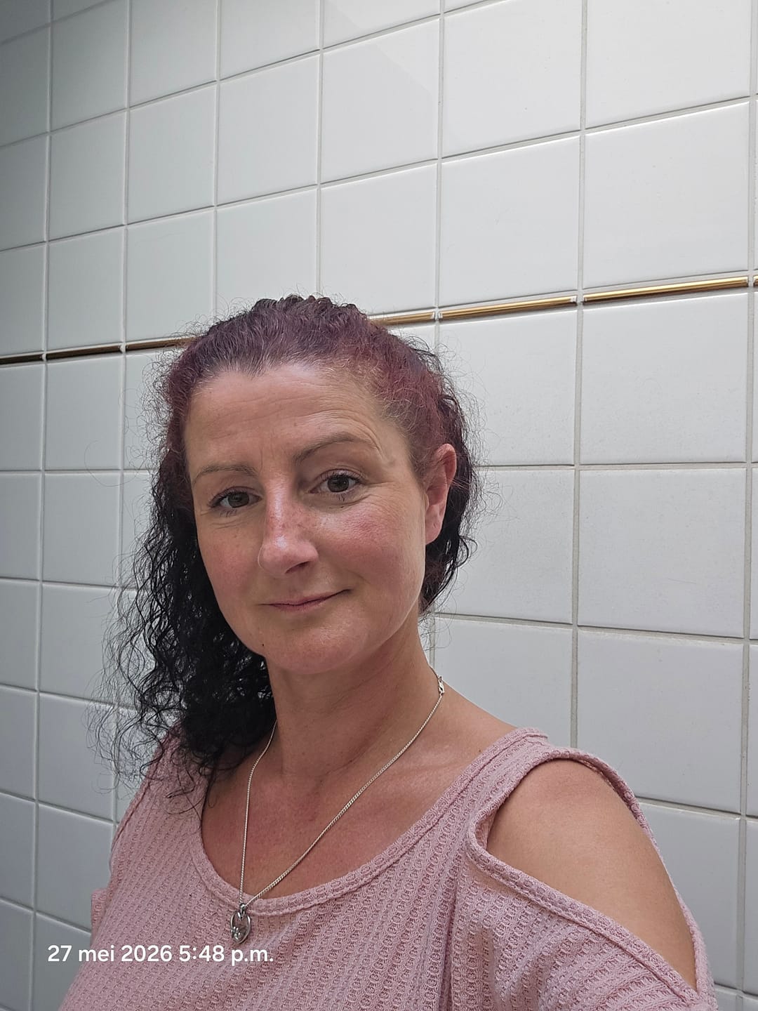 Kundfoto i recension av Bio-kollagenmask