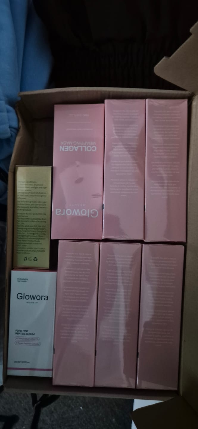 Kundfoto i recension av Bio-kollagenmask + borste